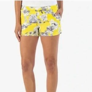 NWT Kut from the Kloth lJansen linen mid rise floral shorts